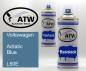 Preview: Volkswagen, Adratic Blue, L50E: 400ml Sprühdose + 400ml Klarlack - Set, von ATW Autoteile West.